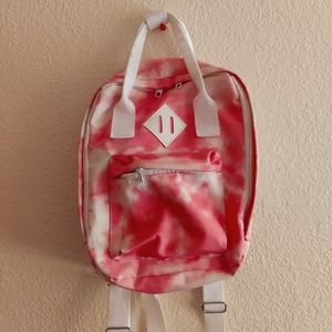 Aesthetic Y2k mini pink cloud Forever 21 backback w/ many straps